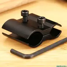 Gohantee Алюминиевый Регулируемый тактический Двойной баррель кольцо крепления оптического прицела держатель для фонарика лазерный прицел охотничьи аксессуары