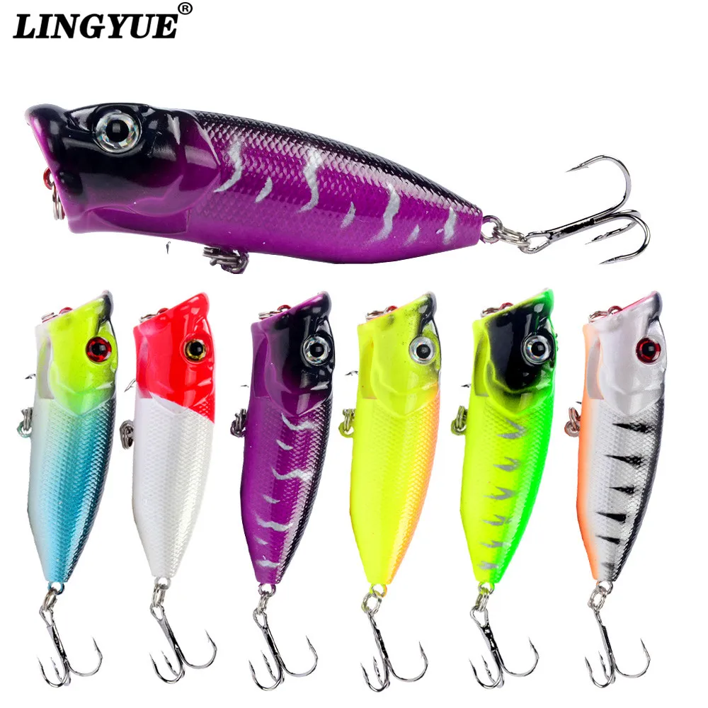 Новое поступление 1 шт. рыболовные приманки 6 5 см/12 г Topwater Popper рыболовная снасть