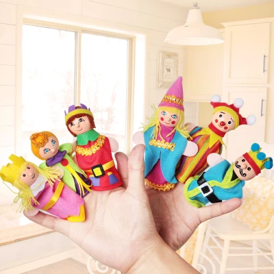 Детские Мультяшные игрушки на руку/Детские игрушки для кукольного театра кукла на палец для подарка на день рождения