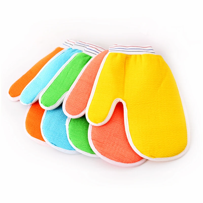 Shower Bath Gloves Bath Exfoliating Gloves Body Scrub Wash Skin Spa Massage Body Scrubber