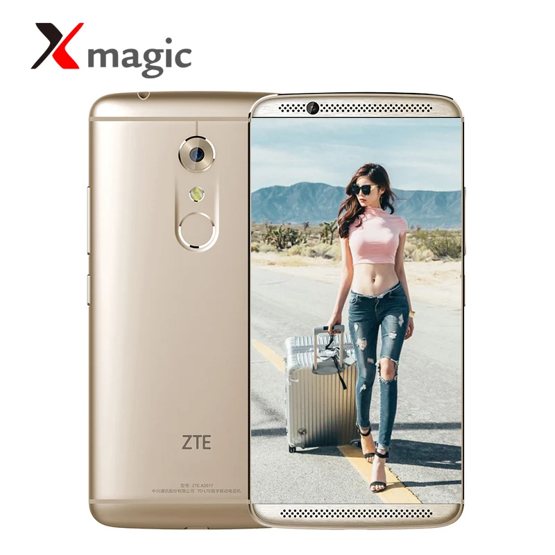 zte Axon 7 A2017 Snapdragon 820 2560X1440 2K 20.0MP 5," мобильный телефон 4 Гб ram 64/128 ГБ rom отпечаток пальца OTG QuickCharge