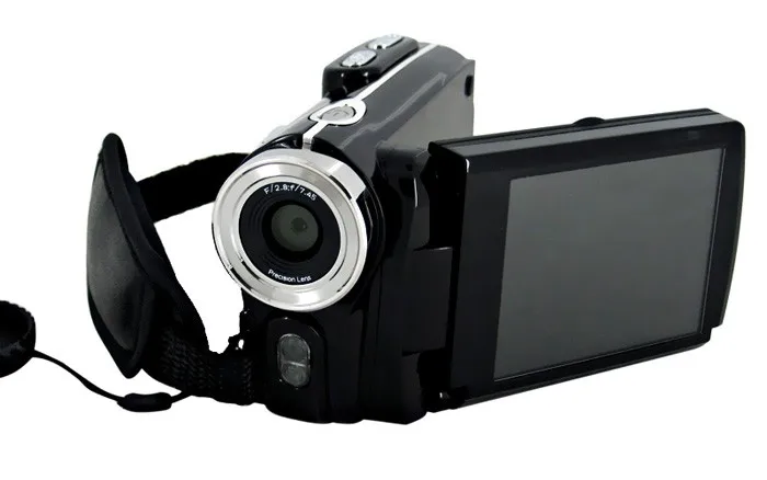 Двойной Солнечная зарядка Цифровая видеокамера DV-T90 + 12MP 8X цифровой зум фото и видео цифровая видеокамера