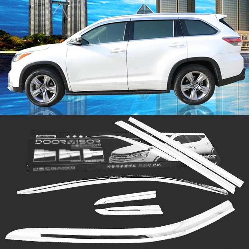 1 Set Brand New Chrome Side Vent Sun Shade Window Visors Rain Guard Deflectors For Nissan X-trail 2014-2017 1 Set Brand New Chrome Side Vent Sun Shade Window Visors Rain Guard Deflectors For Nissan X-trail 2014-2017