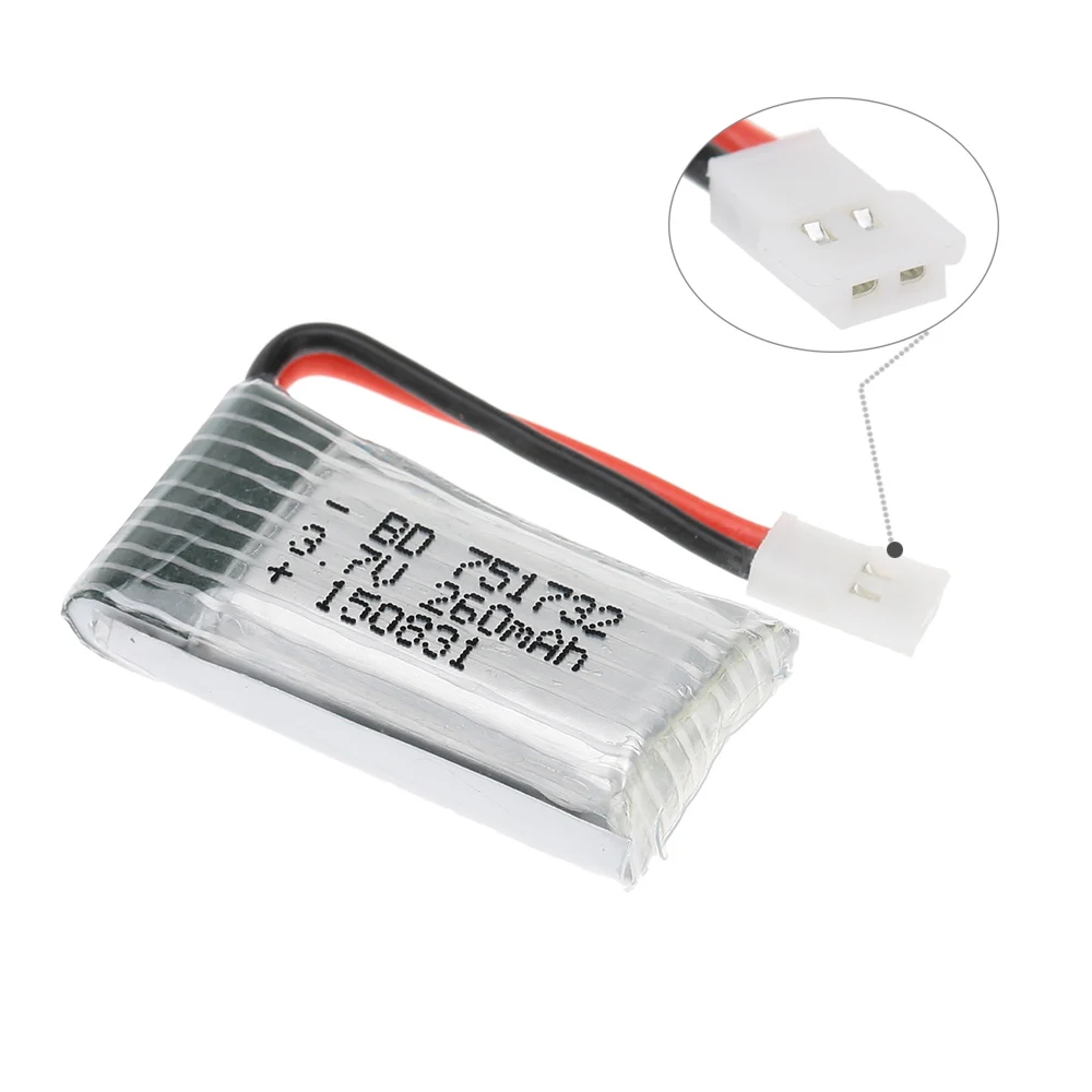 1 2 3 pcs 3.7V 260mAh Upgraded JJRC H8 Mini Eachine H8 Drone Batteria