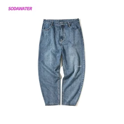 SODAWATER Girl Straight Loose Jeans Woman 2019 AW Collection Japan Style Zipper Fly Print Denim Pants Hip Hop Retro Jeans 93342W SODAWATER Girl Straight Loose Jeans Woman 2019 AW Collection Japan Style Zipper Fly Print Denim Pants Hip Hop Retro Jeans 93342W