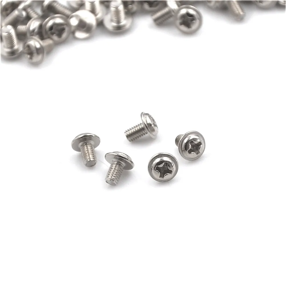 100 Pcs M3 المسمار PC حالة القرص الصلب الدقة PSU 6/32 \