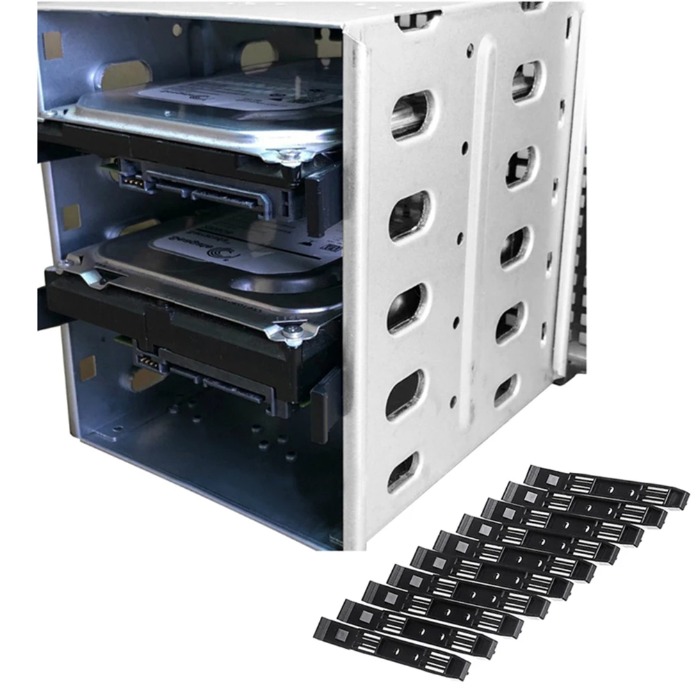 3,5 "до 5x5,25" SATA SAS HDD Cage Rack Жесткий драйвер лоток Caddy с вентилятором