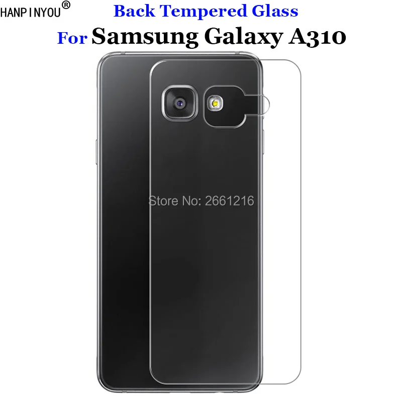 Per Samsung A3 2016 Torna Posteriore In Vetro Temperato 9 H 2.5D Premium Della Protezione Dello Schermo Per Samsung Galaxy A3 (2016) A3100 A310 4.7"