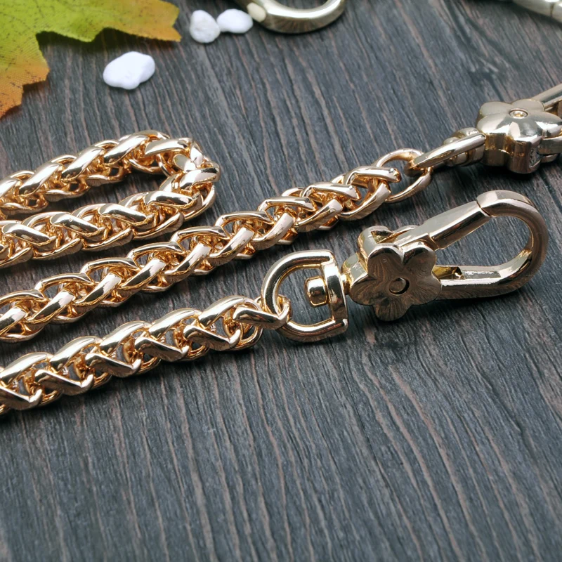Four Color Snake Chain Shopping Metal Bag Strap Sac Chaine Bag Parts Metal Chains Purse Frame Bag Hanger Purse Clasp Strap Chain