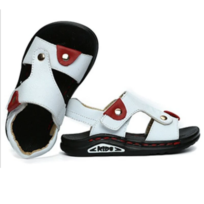 Buy Summer Boys Sandals Genuine Leather Children Beach