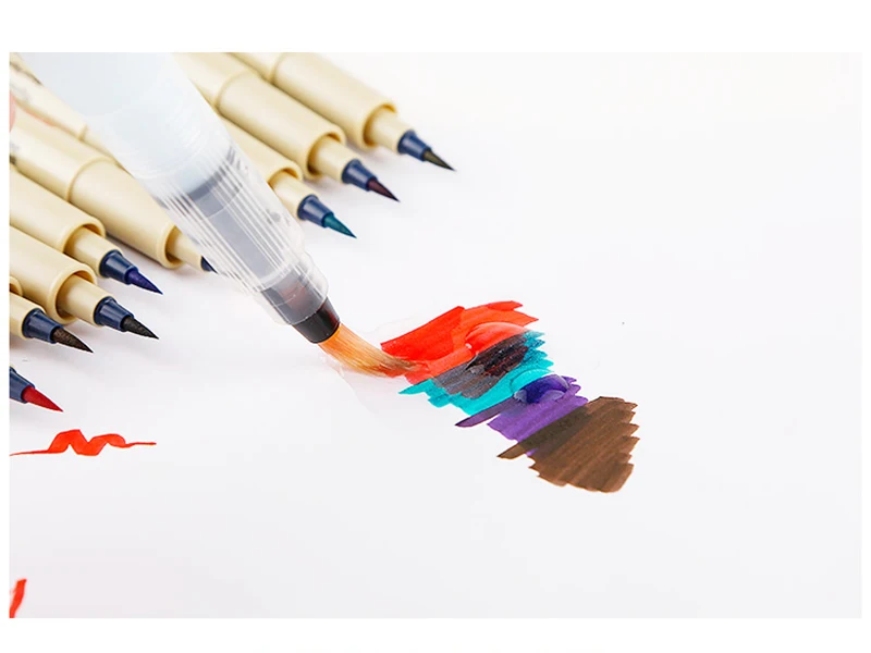 1 шт., кисть Sakura, ручка, мягкая ручка-кисть для каллиграфии, водостойкий, гладкие чернила, Caneta, кисть, маркер, ручки, кисть, ручка для рисования