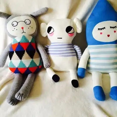 handmade knitted toys