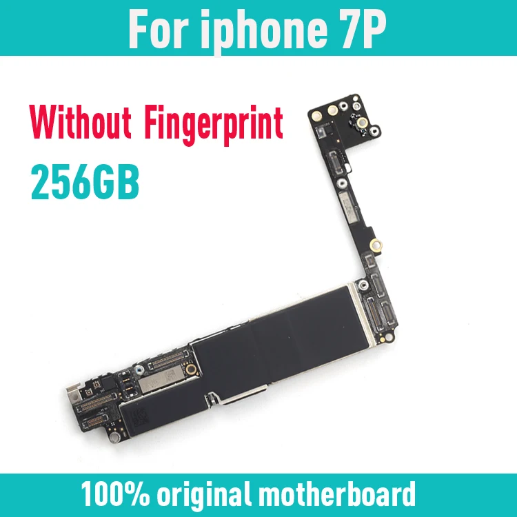 Оригинальная материнская плата для iPhone 7 Plus P 256 ГБ 100% разблокированная без Touch ID