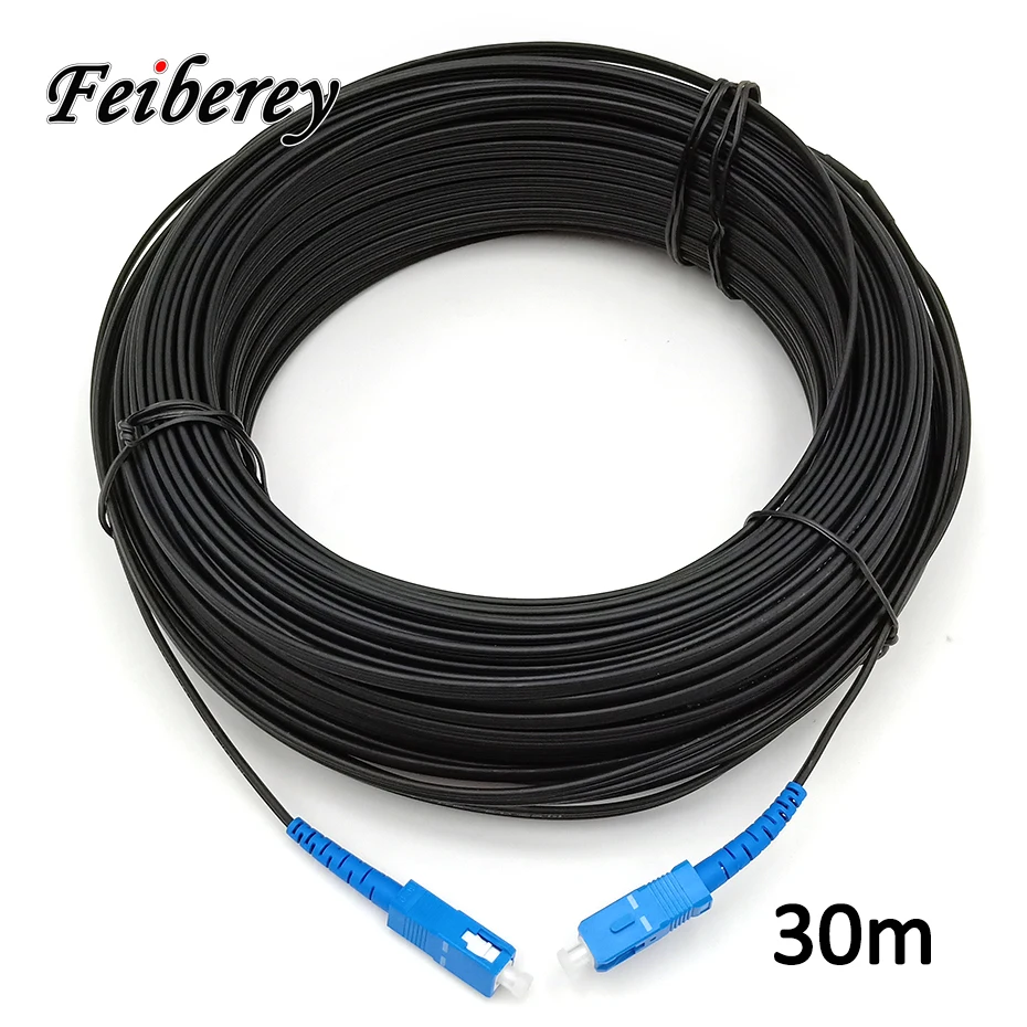 SC LC Fiber Optic Cable 7 meters Single Mode Duplex Patch Cord G657A B.I.F.