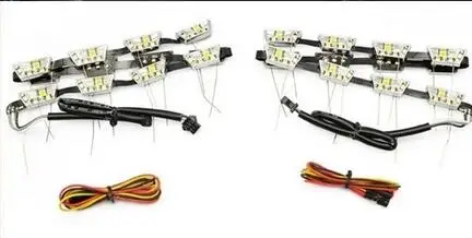 

universal led DRL daytime running light flexible dual color strip.Universal S8 led daytime running light Features