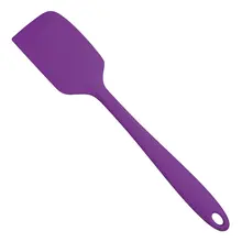 Кухонная цветная силиконовая лопатка, 28 см-фиолетовый