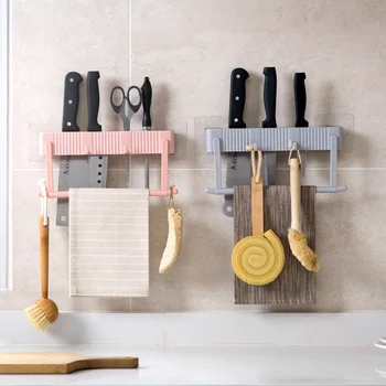 

Creative Multi-purpose Seamless Punch-free Holder Home Kitchen Kitchenware Storage Rack Bathroom Towel Brush Sponge Holder