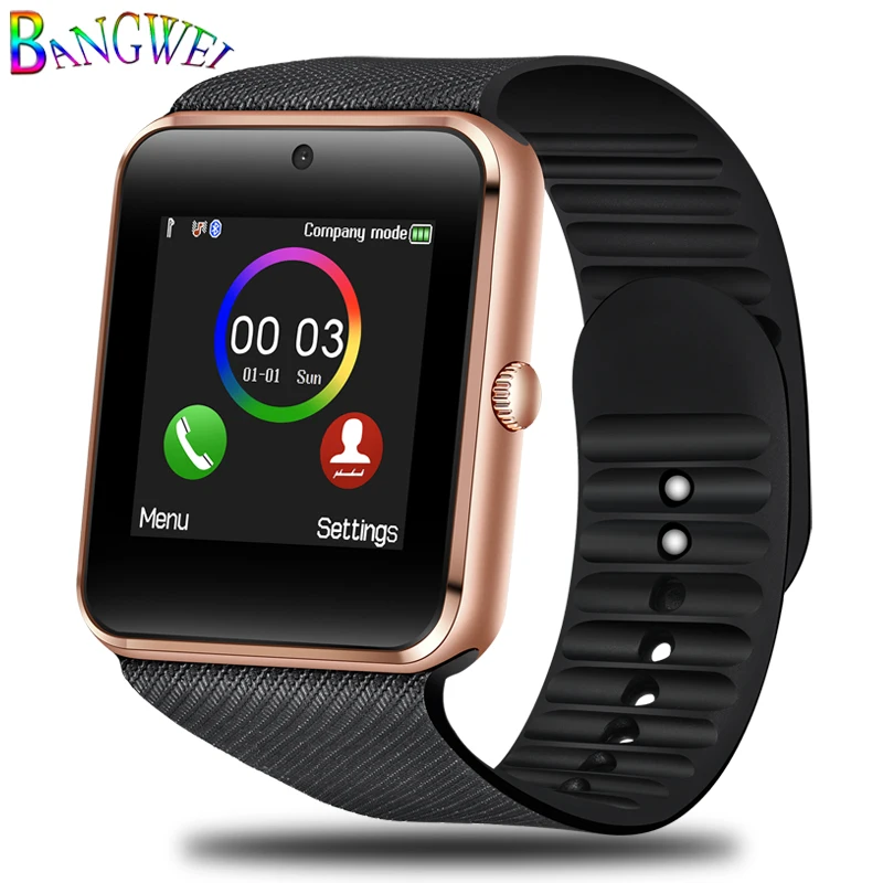 

BANGWEI Brand Smart Watches Mens Fitness Sport Smart watch Support SIM TF Card Bluetooth information reminder electronic clock