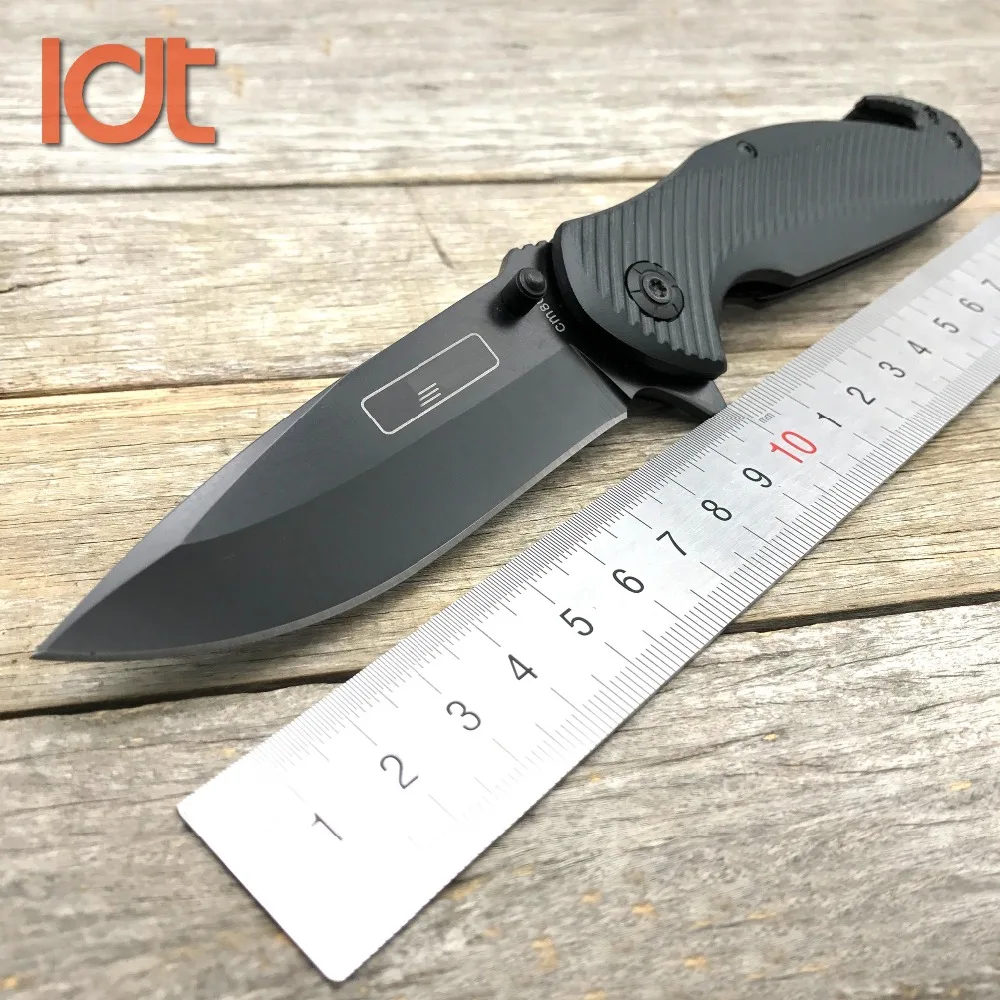 LDT CM80 складной нож 7Cr18Mov лезвие покрытие титановая ручка Походный охотничий нож для выживания Открытый карманный тактический нож инструменты