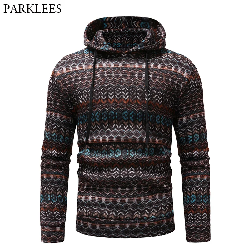

Mens Hoodies 2018 Fashion African Dashiki Print Hoodie Sweatshirt Men Casual Long Sleeve Hooded Tracksuit Male Sudaderas Hombre