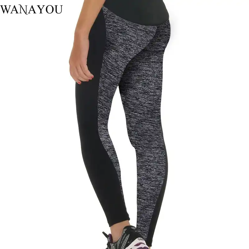 plus size black yoga pants