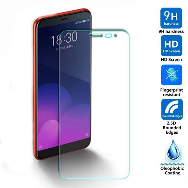

2.5D Tempered Glass For Meizu M6T Protective Film 9H Explosion-proof LCD Screen Protector For Meizu M6T 6T