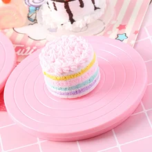 1X360 Вращающийся торт поворотный стол со шкалой вращающийся пищевой пластик легкий гибкий печенье украшения для печенья стенд