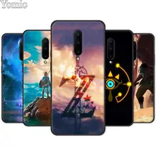 Black Case for Oneplus 7 7 Pro 6 6T 5T Silicone Phone Case for Oneplus 7 7Pro Soft TPU Cover Shell The Legend of Zelda