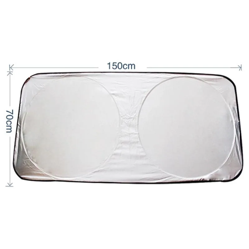 

Folding Jumbo Front Rear Car Window Sun Shade Auto Visor Windshield Block Cover Car Windshield Sunshade TD326