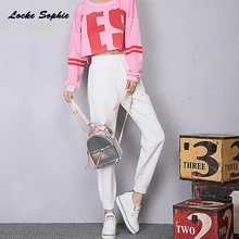 1 шт., Женские джинсы-шаровары с высокой талией, плюс размер, осень, новые модные джинсовые хлопковые джинсы, женские обтягивающие шаровары, джинсовые штаны для девочек