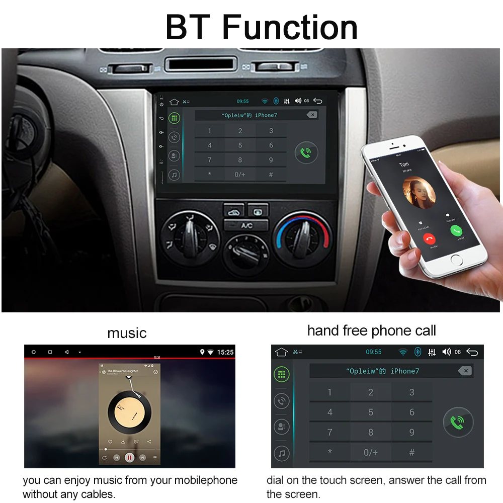 Clearance Android 5.0 1GB RAM 1024*600 Car GPS 2Din Radio Universal Car Stereo Player with Rearview Camera Car Styling Car Accessories 18