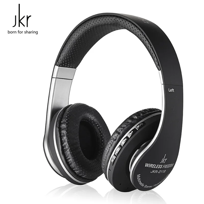 Original JKR 211B Bluetooth Headset Wireless Earphone Headphone Multimedia Stereo Music with Micophone Support TF Card | Электроника