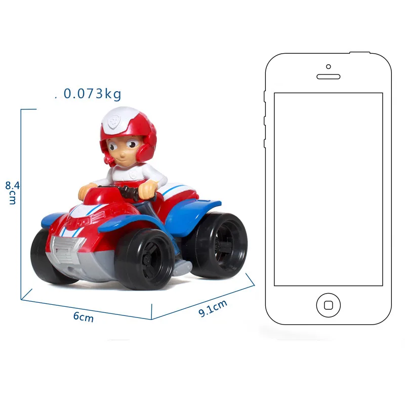 Paw Patrol Dog Cars Toys Rescue Team Toys Full Set Patrulla Canina Action Figure Model Toys for Children