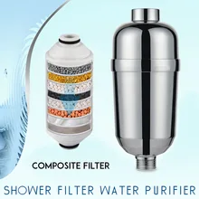 Новая Ванная комната Душ фильтр для купания фильтр для воды очиститель очистки воды здоровье умягчитель удаления хлора очиститель воды