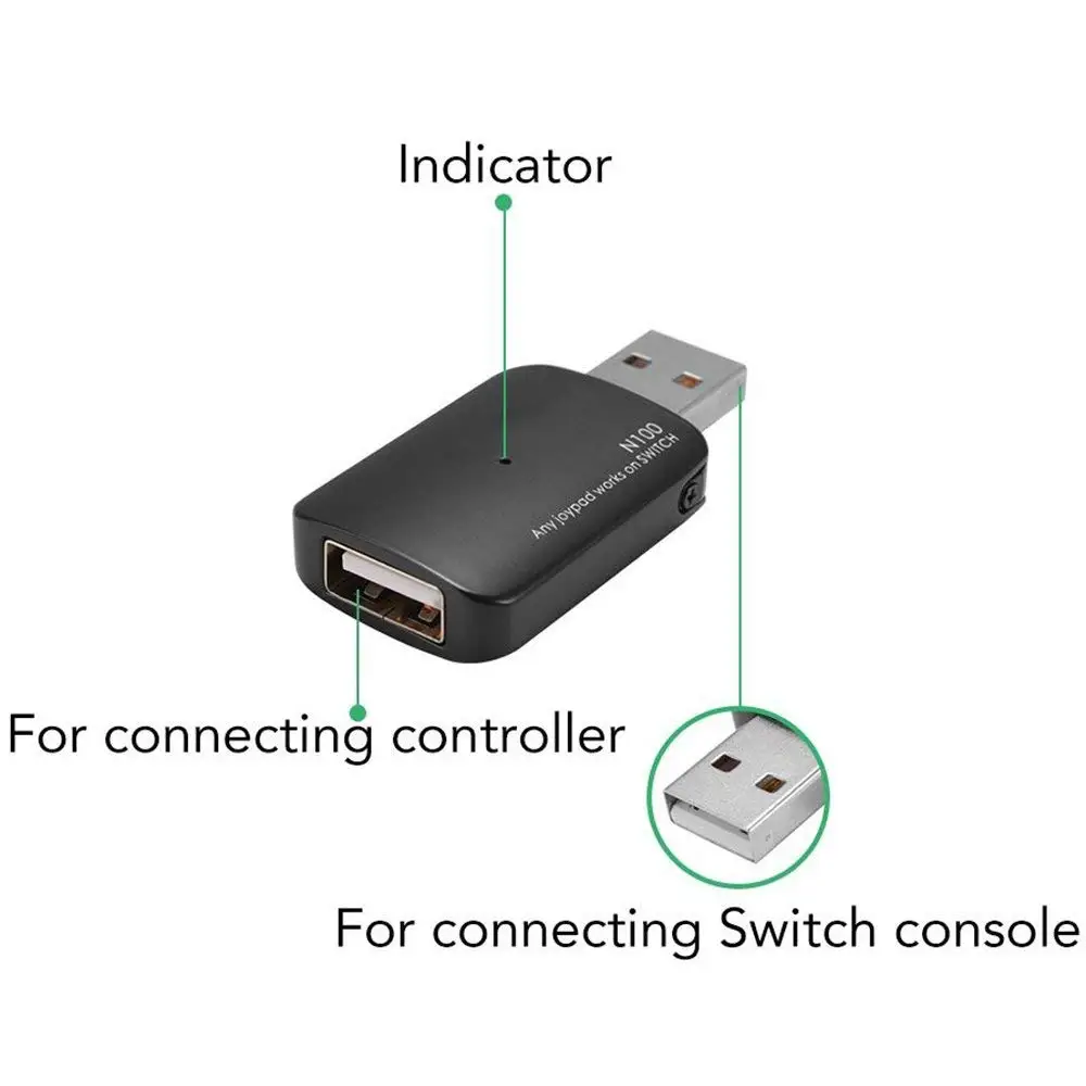 Coov N100 для PS3/PS4/Xbox One/Xbox 360 USB контроллер конвертер адаптер для nintendo Switch NS проводной геймпад конвертер для джойстика