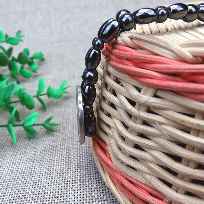 Magnetic Slimming Bracelet Magnetic Therapy Loss Weight Bracelet Anklet Black Gallstone Stimulating Acupoints Slimming Anti Cellulite Foot Chain Tool magnetic slimming bracelet