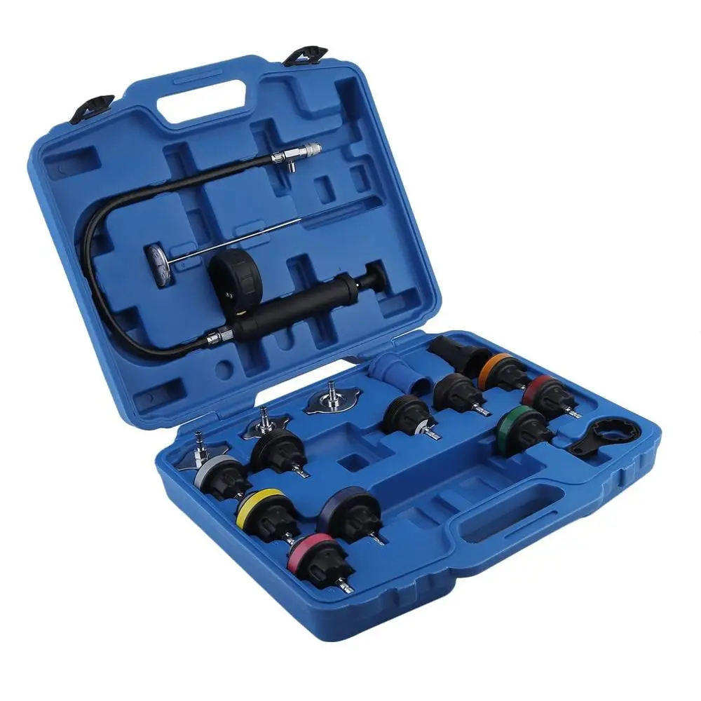 

Car Cooling System Test Set Universal Radiator Pressure Tester Kit Automotive Water Tank Leak Detector Car Diagnostic Tool