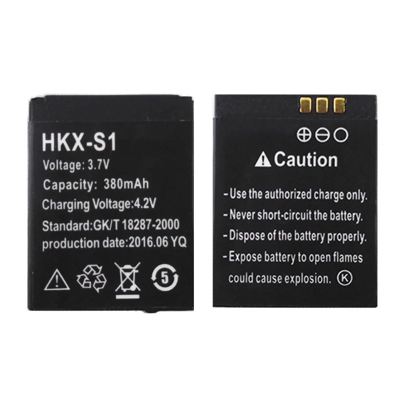 Октелект HKX-S1 батарея смарт-часы телефон 380 мАч батарея долгое время ожидания батарея HKX-S1