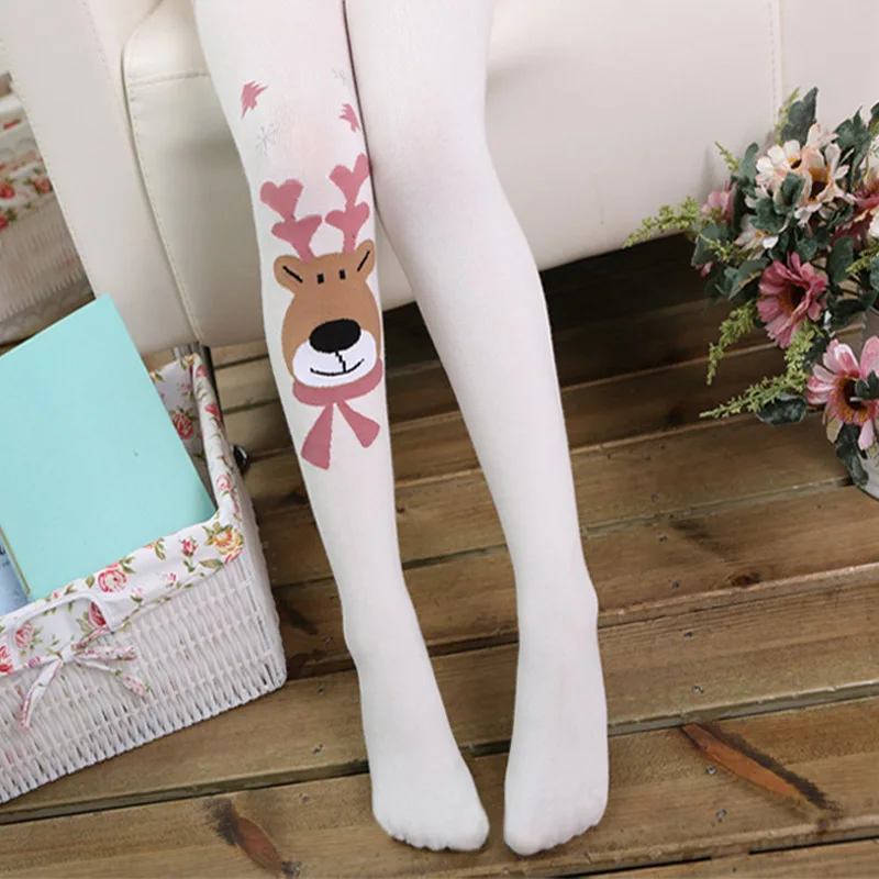 Cartoon Baby Tights for Girls Tiny Cottons Pantyhose Girl Warm