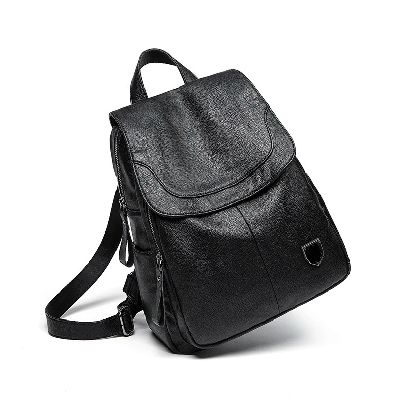 Бренд atinfor, противоугонные водонепроницаемые женские кожаные рюкзаки, Студенческая школьная сумка для девочек