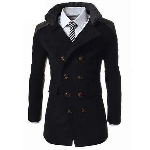 TANG, горячая Распродажа, новое Брендовое Мужское пальто, осенне-зимнее Мужское пальто, куртки с отложным воротником, длинным рукавом и карманами на пуговицах
