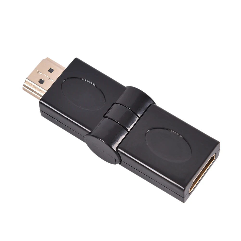 Портативный Micro HDMI Мужской к HDMI Женский 180/360 градусов вращающийся 90 правый угол адаптер конвертер кабель для планшета