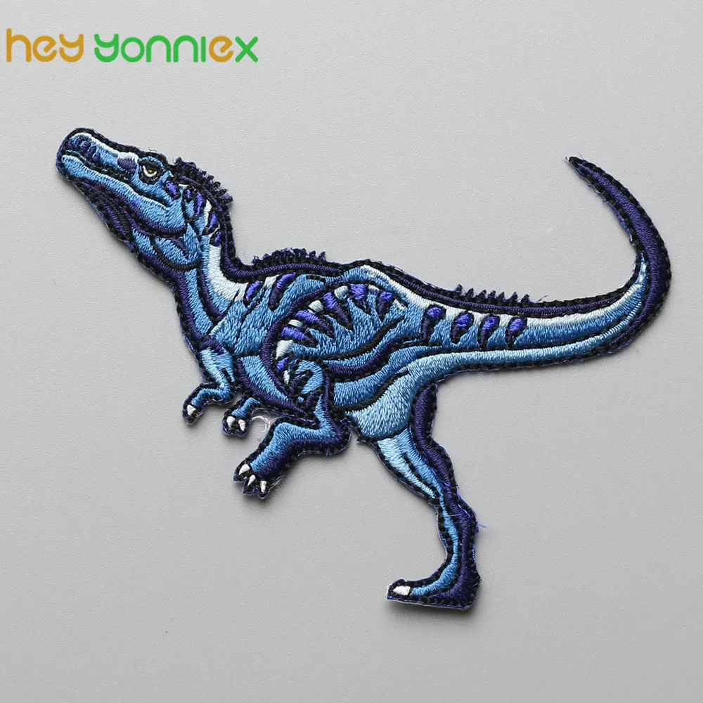 dinosaur patches sew fabric sticker badge embroidered iron on patch diyDS