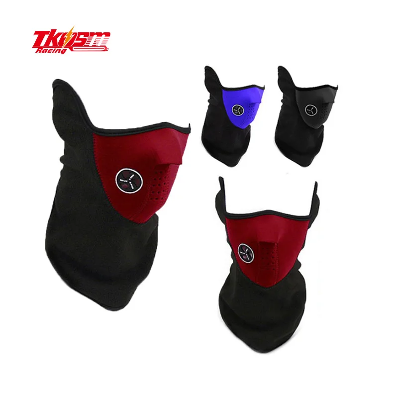 

TKOSM free shipping Half Face Cover Fleece Unisex Ski Snow Moto Cycling Warm Winter Neck Guard Scarf Warm Protecting Maske