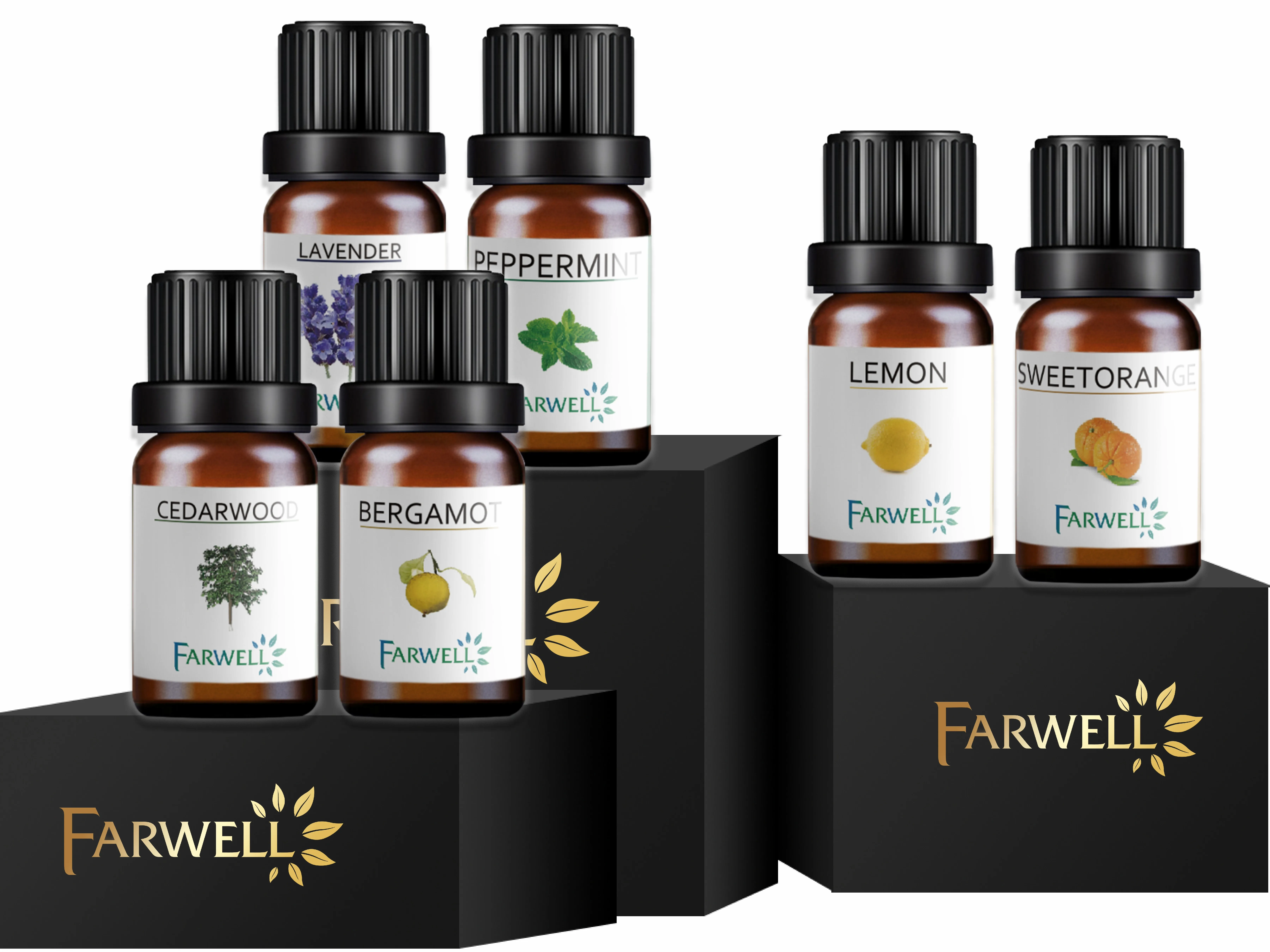 

Pure Essential Oils For Aromatherapy Diffusers Flower Fruit Essential Oils Relieve Stress for Humidifier Skin Care