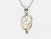 925 Silver Twisted Drop Pendant Locket,Sterling Silver Bijou Charm to Hold 7.5MM Bead for DIY Bracelet Necklace Earrings Jewelry 4
