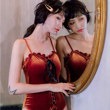 Женский купальник, новинка, сексуальный, роса, сзади, треугольник, соединен, две части, набор, для похудения, тонкий пояс, юбка, для вечеринок, горячие источники