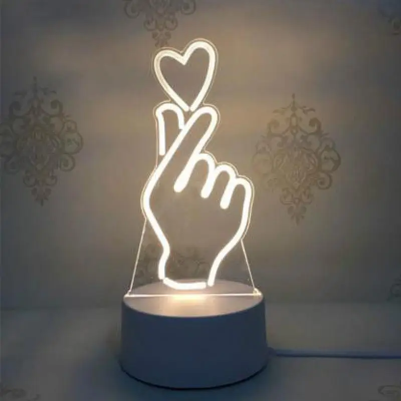 3d Lamps For Living Room Interior Decorative 3d Night Light For Living Room Cartoon Figure Children's 3d Led Table Desk Lamp