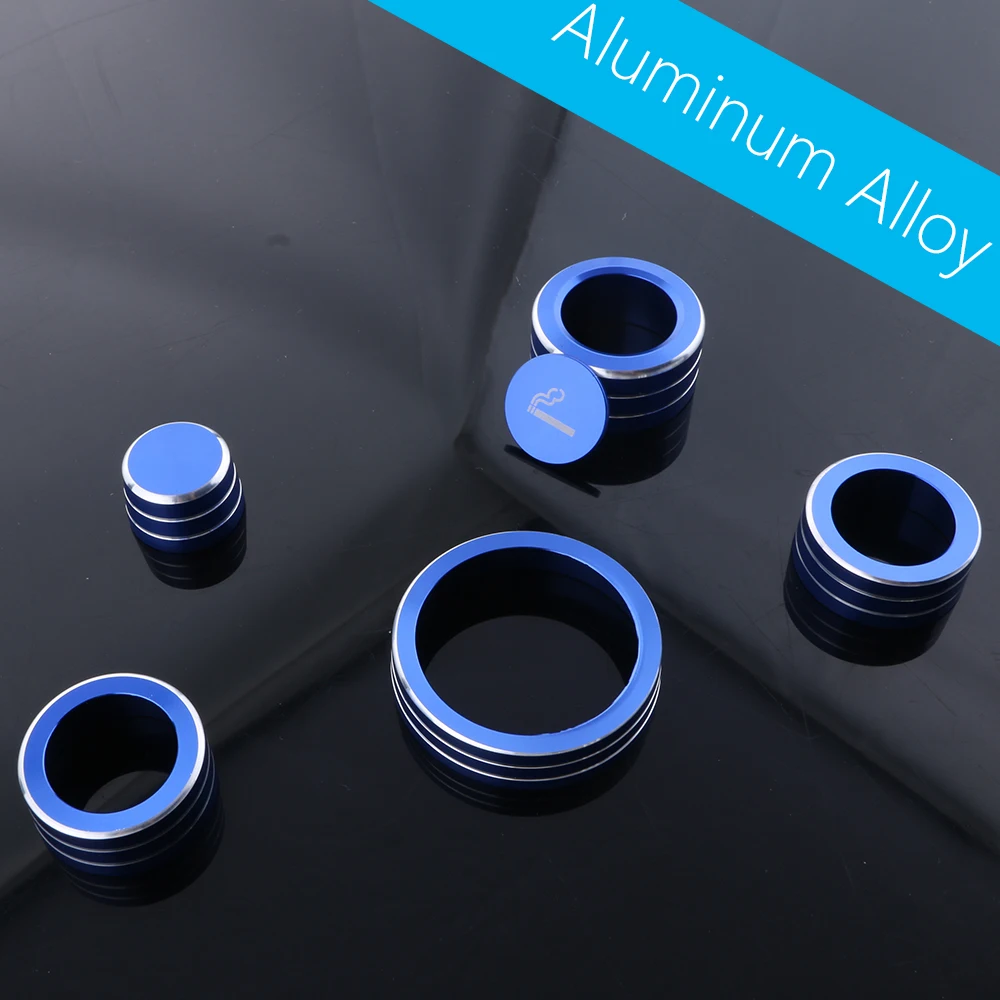 AC Climate Control Ring Knob Covers AC Volume Button Knob Ring Cover