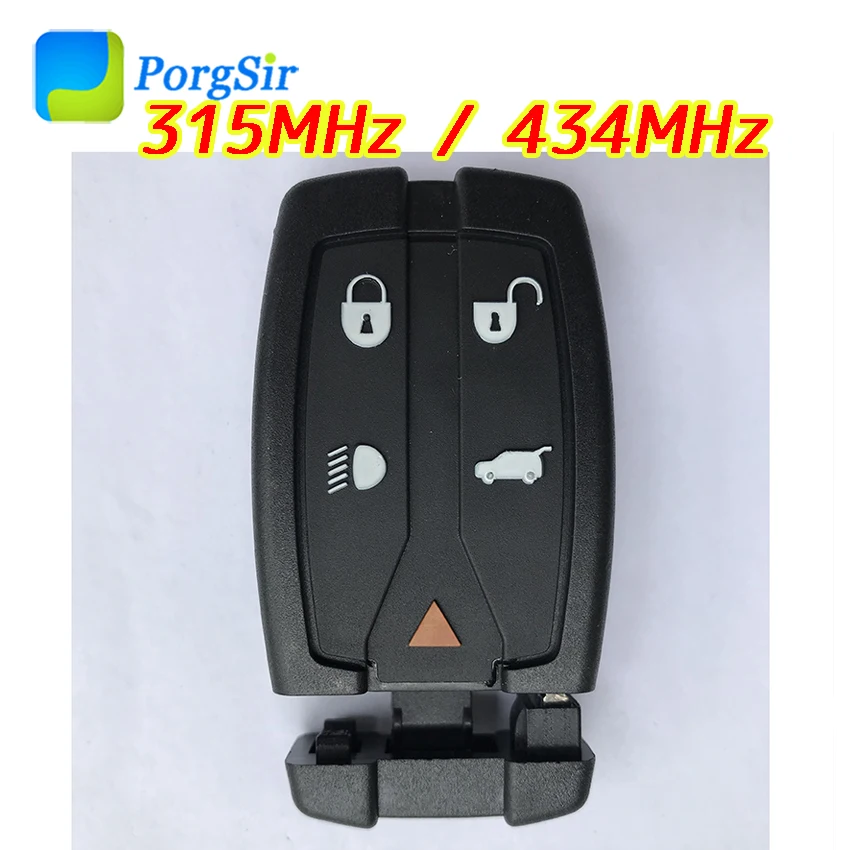 

5 Button 315MHz 434 MHz Smart Keyless Go Proximity Remote Control Key for Land Rover FreeLander With PCF7945 PCF7953 Hitag2 ID46